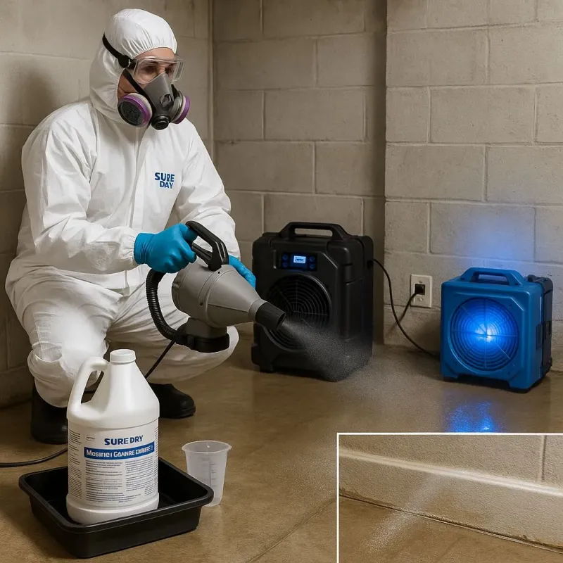 Sanitization and Odor Removal process in Avon, MA