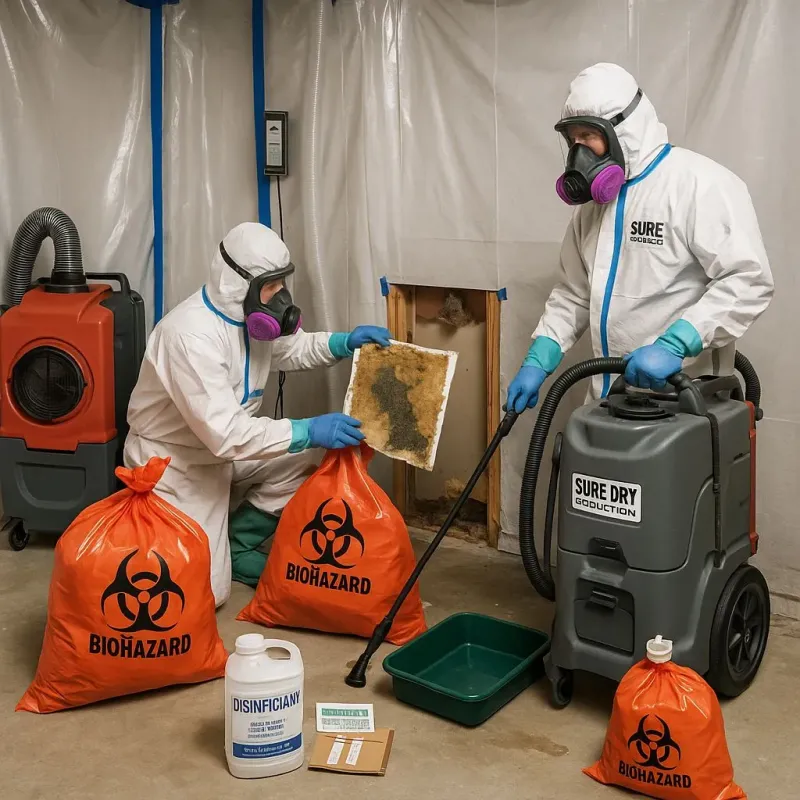 Contaminated Water Handling Protocols process in Avon, MA